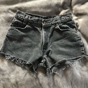 Levi’s Black Jean Shorts